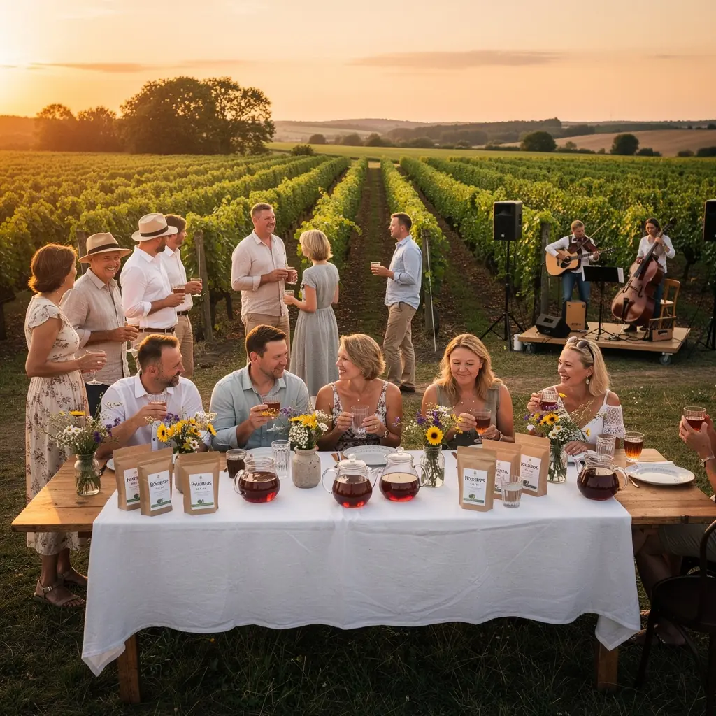 Širdies sveikatos simbolika, apimanti arbatos puodelį ir širdies formos dekoracijas.